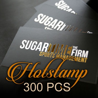 300 PCS Hotstamp Business Card